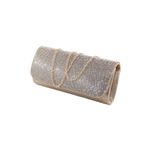KEEBA Suyolu taşlı gold abiye çanta. Abiye portföy clutch davet altın çantası kadın gold abiye taşlı çanta