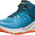 Keen 1028037 Mavi Beyaz Renk Uzun Boy Su Geçirmez Erkek Trekking Bot
