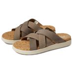 KEEN Kadın Elle Karışık Kaydıraklı Rahat Günlük Platform Sandalet, Brindle/Huş, 37 EU
