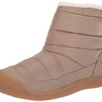 KEEN Kadın Howser Fold Down Sıcak Kapalı Açık Rahat Terlik Chukka Boots, Timberwolf/Plaza Boz Kahverengi, 8.5