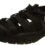 KEEN Newport H2 erkekler için su sandaleti, kapalı parmak bölgesi, Üçlü Siyah, 40.5 EU