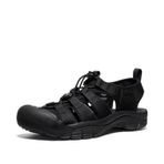 KEEN Newport H2 erkekler için su sandaleti, kapalı parmak bölgesi, Üçlü Siyah, 42 EU