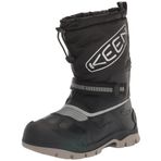KEEN SNOW TROLL WP - Su Geçirmez Çocuk Kar Botu - Siyah BLACK SILVER 30 BLACK/SILVER
