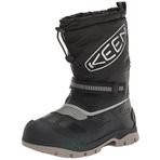KEEN SNOW TROLL WP Y - Su Geçirmez Kar Botu - Siyah BLACK SILVER 32/33 BLACK/SILVER