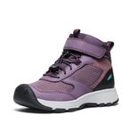 KEEN Unisex Çocuk Skua Mid Su Geçirmez Yürüyüş Botu, Siyah Erik Mükemmel, 32/33 EU