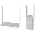 Keenetic Omni Dsl N300 Vdsl2/Adsl2+ Modem, Fiber Destekli Gigabit ve Fast Ethernetli Router & Buddy 4 Kablosuz Menzil Genişletici, Wi-Fi Mesh Sistemi