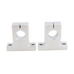 Keenso 2 Parça SK16 16mm Lineer Ray Mili Kılavuzu Destek Braketi XYZ Masa CNC için Dikey Optik Eksen Tutucu