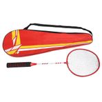 Keenso Badminton Seti Badminton Raketleri 2 Oyuncu Için Taşıma çantası Ile Ayarlayın (kırmızı)