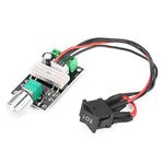 Keenso DC motor hız kontrolörü Hız kontrol cihazı DC motor sürücüsü PWM Ters çevrilebilir DC motor sürücüsü anahtarlı 6V 12V 24V 3A