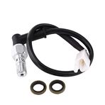 Keenso Evrensel Motosiklet Hidrolik Fren Işık Anahtarı, Arka Hidrolik Fren Basıncı Kuyruk Işık Anahtarı Motosiklet Scooter Moped Dirt Pit Bike ATV için 10x1.25mm 10x1mm (M10 (10mm) x 1mm)