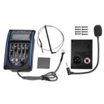 Keenso Gitar Piezo Pikap Seti, Portale Yüksek Mukavemetli 5 Bant Preamp EQ Ekolayzer Akustik Gitar Için Piezo Dijital Tuner Pikap