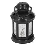 Keenso LED Fener Lambası, Cafe Için Yaygın Olarak Kullanılan Nefis Doku Taşınabilir Vintage Fener Lambası (Siyah renk)