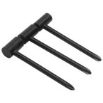 Keenso Rod AnahtarıGitar Boyun Ayarlama Aleti,Gitar Boyun Ayarı Spannerformance AksesuarlarıMetalofon Aksesuarları (Siyah 6.35MM+7MM+8MM Üç Takım)