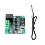 Keenso XH-W1209 Termostat Sıcaklık Kontrol Modülü Kartı Sıcaklık Kontrol Cihazı Dijital Sıcaklık Kontrol Anahtarı Sensör Modül Kartı, yüksek doğruluk ile -50 ila 110 Gard