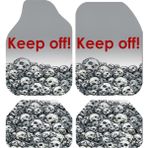 Keep Off Dekor Oto Paspas Takımı Tüm Modellere Uyumlu Makinede Yıkanabilir Universal Kalıp - Renkli