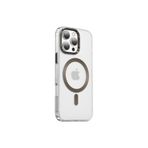 KeepHone Apple iPhone 16 Pro Max ile Uyumlu Dazzle Pro Mat Şeffaf MagSafe Kılıf, Titanium, İz Bırakmaz