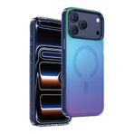 KeepHone Apple iPhone 17 Pro ile Uyumlu Kılıf, Renk Geçişli Rainbow Gökkuşağı, MagSafe Uyumlu, Mavi