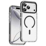 KeepHone Apple iPhone 17 Pro Max ile Uyumlu Kılıf, Darbe Önleyici, Tırtıklı, Magsafe, Siyah