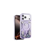 Keephone Apple Iphone 17 Pro Max Roseland Magsafe Uyumlu Telefon Kılıfı - Mor
