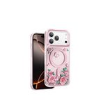 Keephone Apple Iphone 17 Pro Max Roseland Magsafe Uyumlu Telefon Kılıfı - Pembe