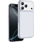 KeepHone Apple iPhone 17 Pro Max Uyumlu Soft Arkası Mat Slim Kaymaz Çizilmez Kılıf, Gri
