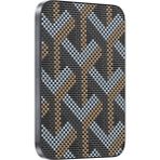 Keephone Brendy Kevlar Fiber Desenli Tasarım 5.000 Mah 20W Type-C ve 15W Slim Kablosuz Şarj Magsafe Powerbank - Gümüş