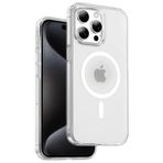 KeepHone iPhone 15 Pro Max ile Uyumlu Kılıf, Şeffaf, MagSafe, Hibrit Koruma, Darbeye Dayanıklı