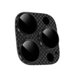 KeepHone iPhone 16 Pro ve iPhone 16 Pro Max Uyumlu Kevlar Lens Koruyucu, Temperli Cam, Siyah
