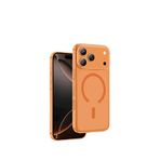 Keephone iPhone 17 Pro Max X-Crystal Slim Magsafe Uyumlu Turuncu Telefon Kılıfı