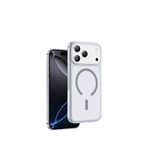 Keephone iPhone 17 Pro Max X-Crystal Slim Natural Grey Magsafe Uyumlu Gri Telefon Kılıfı