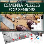Keeping Busy Demanslı Yaşlı Yetişkinler için Seyahat Aksesuarları Yapboz - Hafıza Kaybı için 35 parça Sıralı Yapboz - Renk Kodlu - Yaşlılar için Alzheimer ve Demans Aktiviteleri