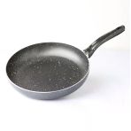 Keeplondon Kitchen Moonstone Serisi Classy Cooker Dotty 24 cm Siyah Gri Granit Kaplama Tava