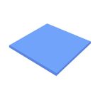 Keepro 10 CM x 10 CM x 1 MM Silikon Termal Silikon Ped