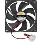 Keepro 12V 12 cm Ide Molex Power Girişli Kasa Içi Fan - Siyah