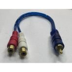 Keepro Amfi Kablosu Ses Sistemi Kablosu Rca Erkek 2x Rca Dişi Kablo 2 Rca Dişi Rca Erkek Kablo 25 cm