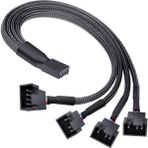 Keepro Fan Çoğaltıcı Kablo 4 Lü Fan Çoğaltıcı Fan Çoklayıcı 4 Port
