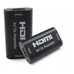 Keepro HDMI Repeater HDMI Genişletici Sinyal Yükseltici Adaptör Fullhd 4k-2k - Siyah