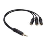 Keepro Kulaklık Mikrofon Çoklayıcı Splitter Dönüştürücü