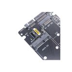 Keepro Nfhk Combo M.2 Ngff B-Key & Msata SSD - Sata 3.0 Adaptör Dönüştürücü Kılıf Anahtarlı Muhafaza