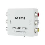 Keepro Pal Ntsc Çevirici Ntsc Pal Çevirici Pal Ntsc Konverter Çift Yönlü - Siyah