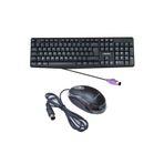Keepro Ps2 Girişli Klavye Mouse Set Eski Yuvarlak Tip Ps2 Mouse Klavye Seti