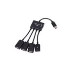 KEEPRO Type c otg hub 3 port usb 2.0 çoklayıcı hub + mikro usb şarj girişi