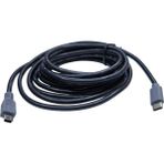 Keepro Type C To 5 Pin Mini USB Kablo Şarj ve Data Kablous 3 Metre - Siyah