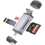 Keepro Type C USB 3.0 Mikro Kart Okuyucu Otg Sd Card Reader Çevirici Adaptör - Siyah