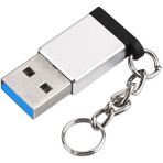 Keepro USB 3.0 Erkek to Type-C Dişi Dönüştürücü aparat - Gümüş