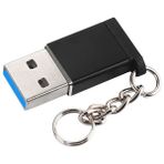 Keepro USB 3.0 Erkek to Type-C Dişi Dönüştürücü aparat - Siyah