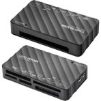 Keepro USB 3.0 ve Type-C USB 3.1 Çoklu Kart Okuyucu Cf Sd Microsd Ms Xd - Siyah