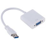 Keepro USB VGA Dönüştürücü USB 3.0 VGA Çevirici - Siyah