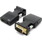 Keepro vga to hdmı dönüştürücü VGA+audio to HDMI çevirici converter 1080P - Siyah