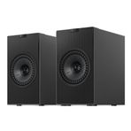KEF Coda W Kablosuz HiFi Raf Hoparlörü, Koyu Titanyum | Bluetooth 5.4 aptX Kayıpsız | Plak Çalar, Televizyon, PC, Dizüstü Bilgisayar ve Daha Fazlası ile Uyumlu | Müzik | TV ve Ev Sineması | Oyun